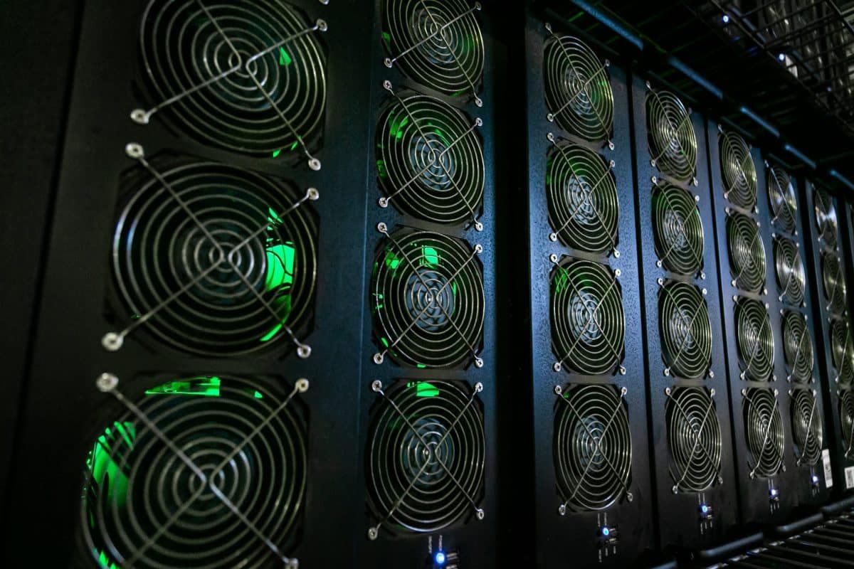 Bitcoin mining facility in Iowa