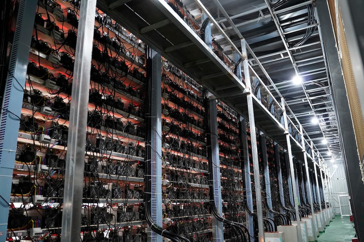 Bitcoin mining facility in Iowa