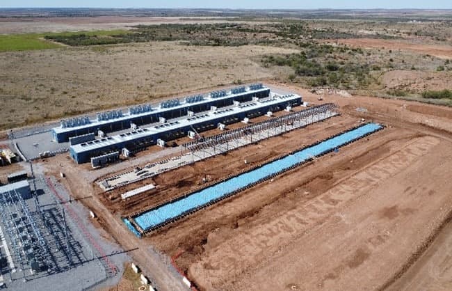 Bitcoin mining facility in Iowa