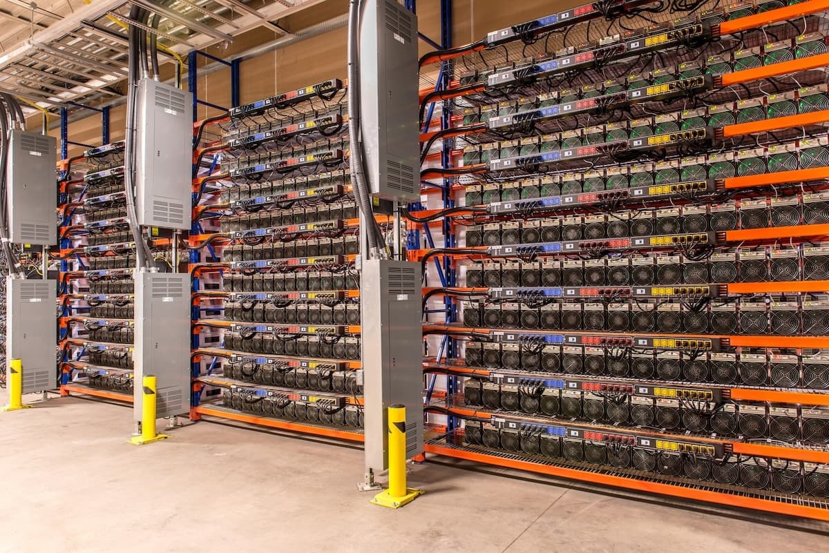 Bitcoin mining facility in Iowa