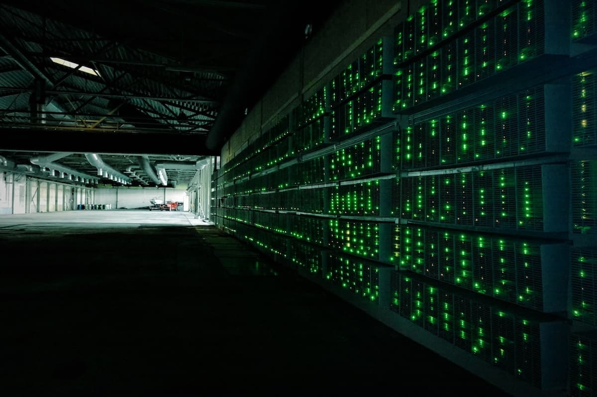 Bitcoin mining facility in Iowa