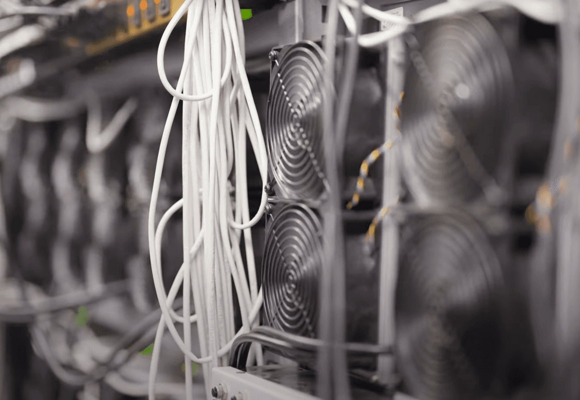 Bitcoin mining facility in Iowa