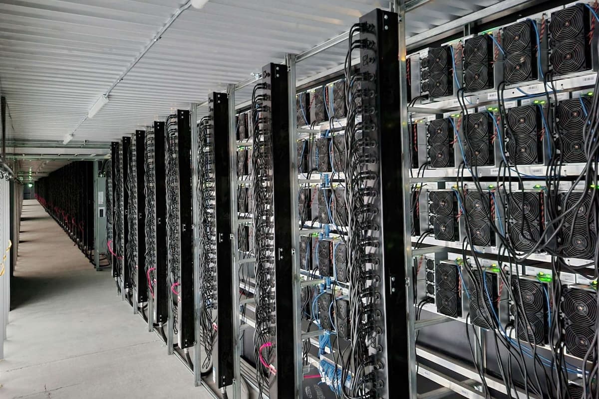 Bitcoin mining facility in Iowa