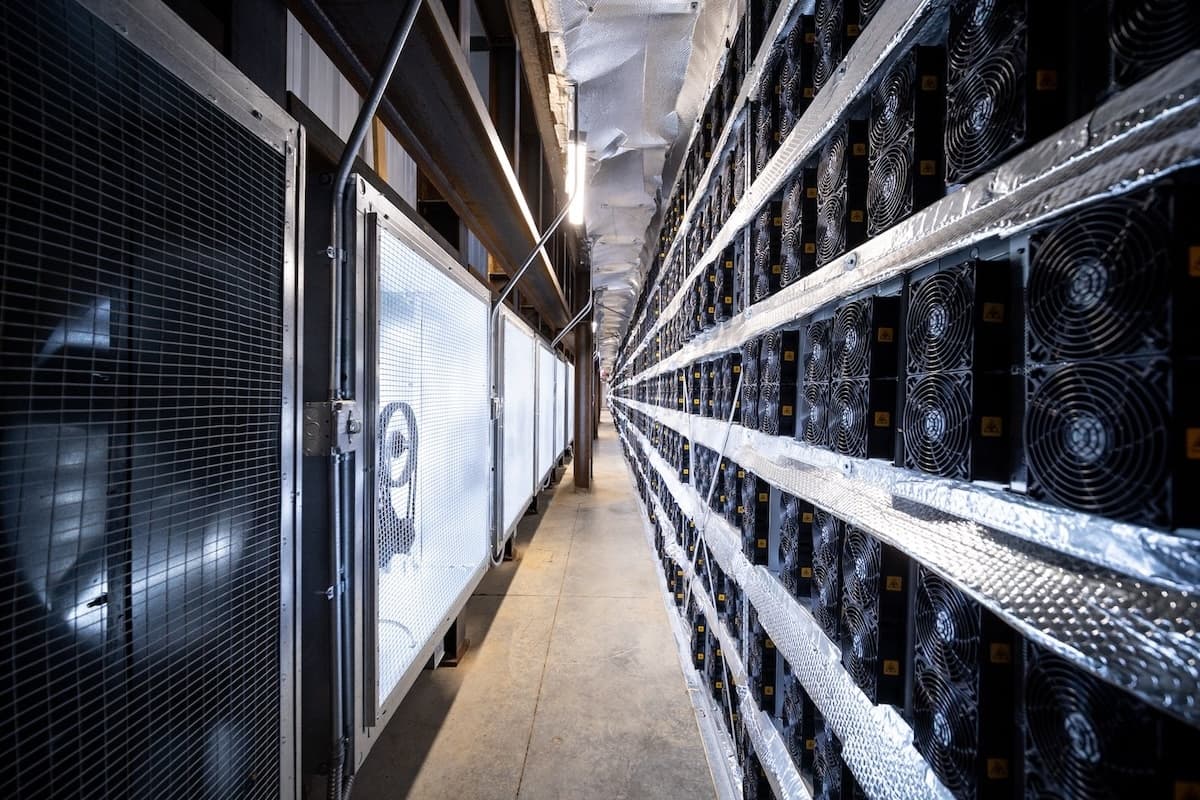 Bitcoin mining facility in Iowa
