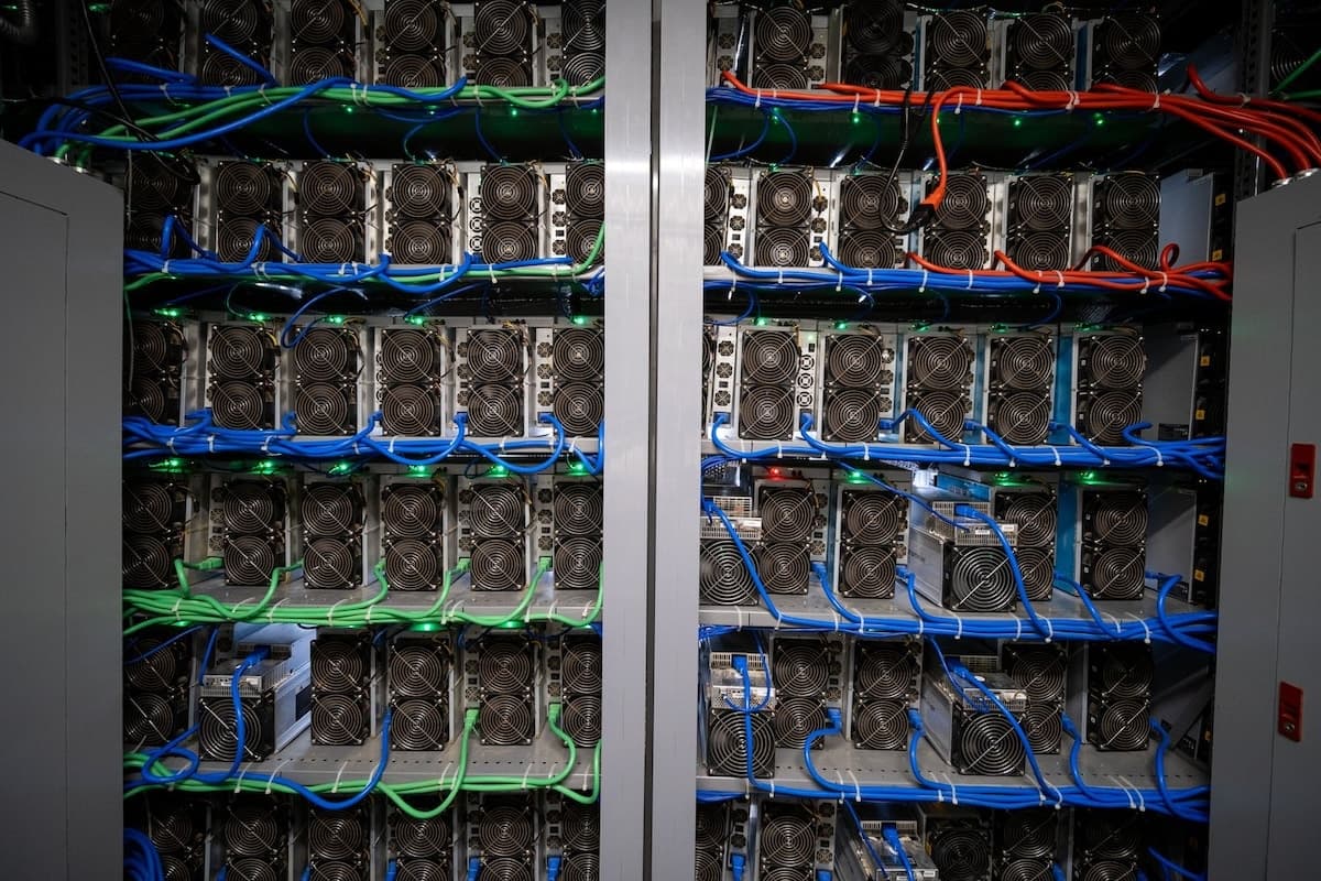 Bitcoin mining facility in Iowa