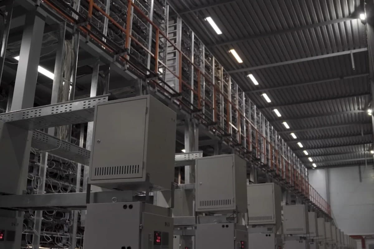 Bitcoin mining facility in Iowa
