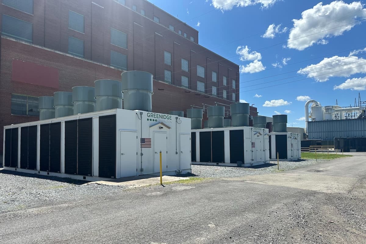 Bitcoin mining facility in Iowa