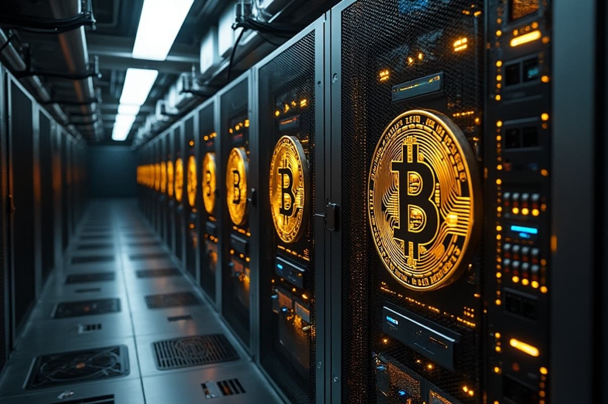 Bitcoin mining facility in Iowa
