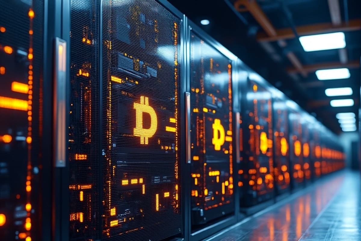 Bitcoin mining facility in Iowa