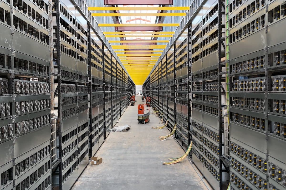 Bitcoin mining facility in Iowa