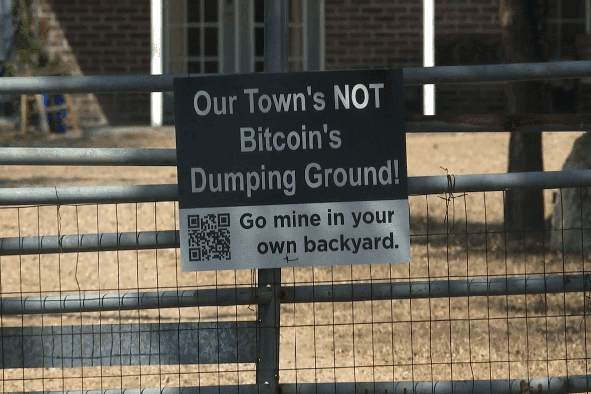 Bitcoin mining facility in Iowa