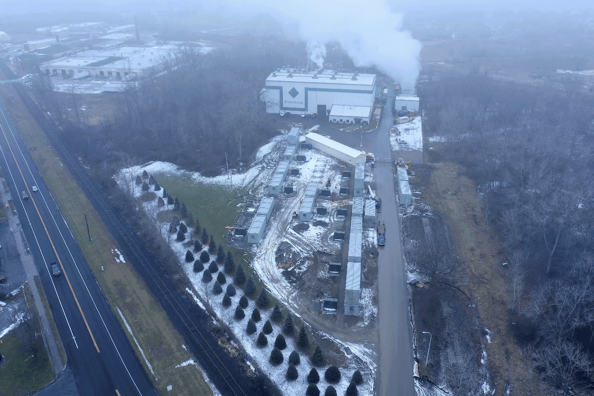 Bitcoin mining facility in Iowa