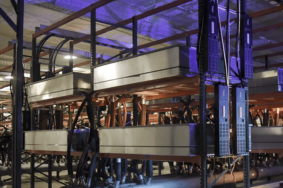 Bitcoin mining facility in Iowa