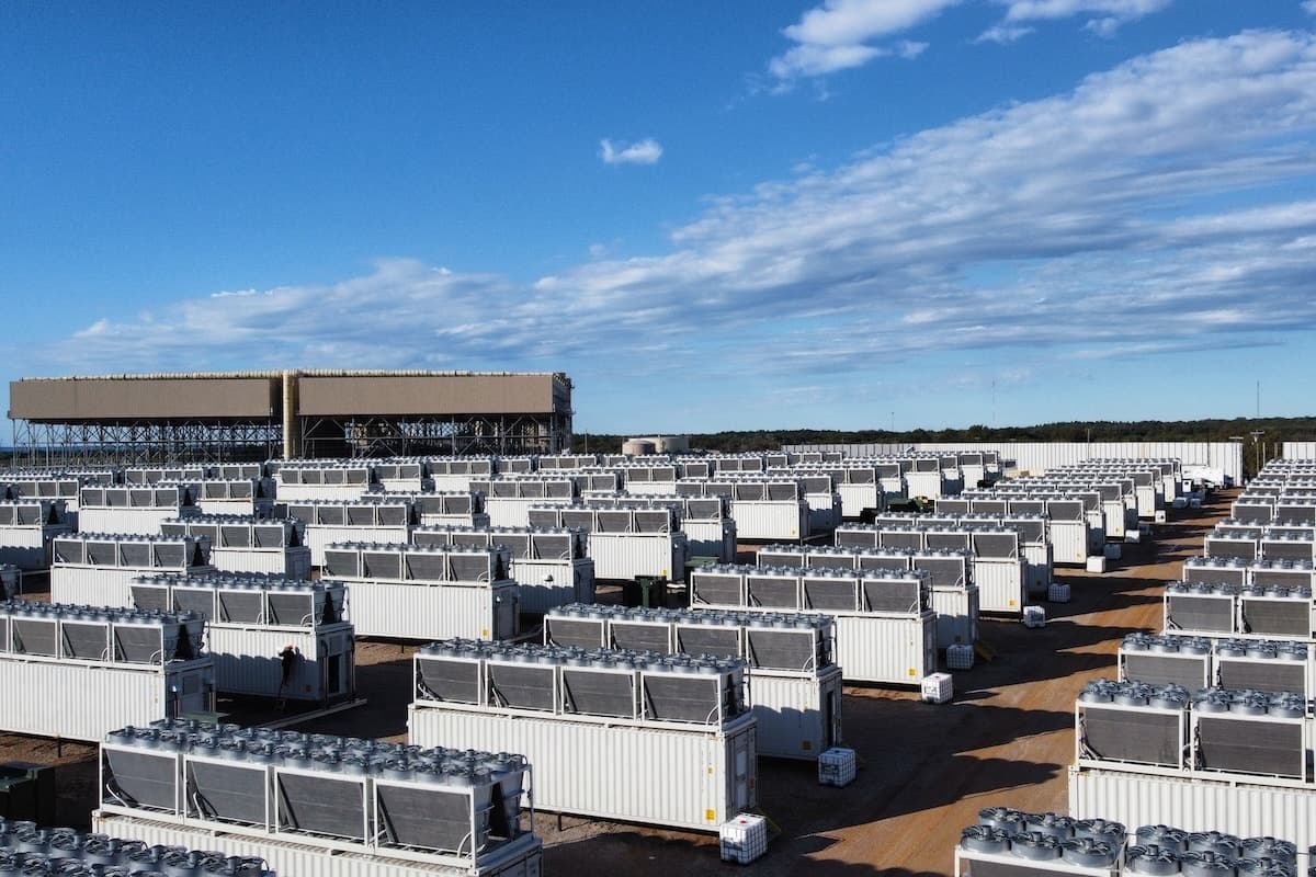 Bitcoin mining facility in Iowa