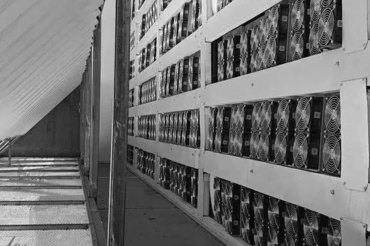 Bitcoin mining facility in Iowa