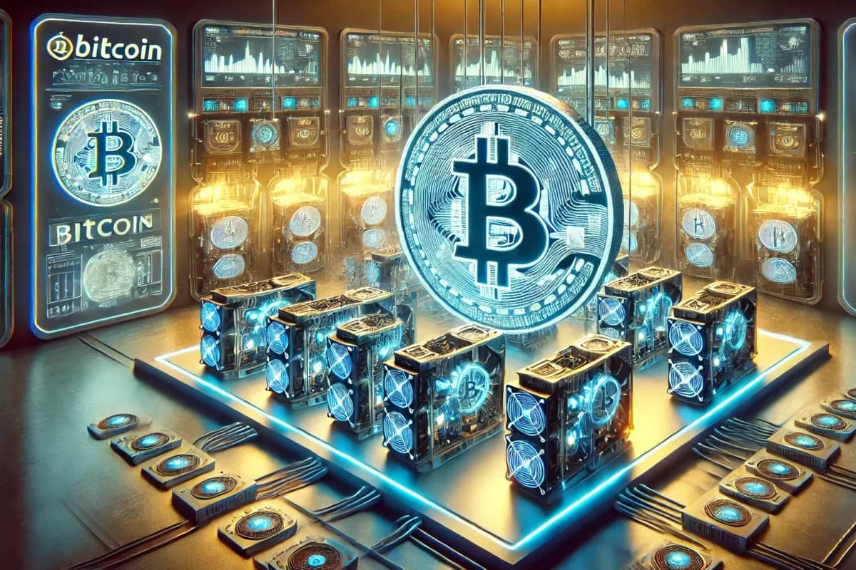 Bitcoin mining facility in Iowa