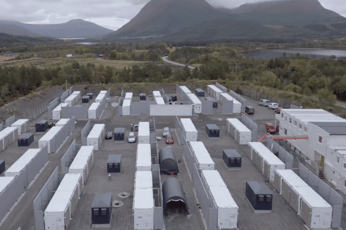 Bitcoin mining facility in Iowa
