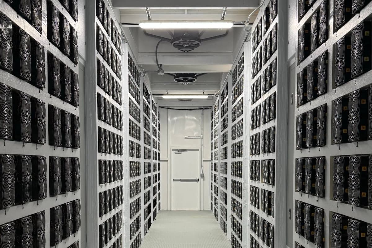 Bitcoin mining facility in Iowa