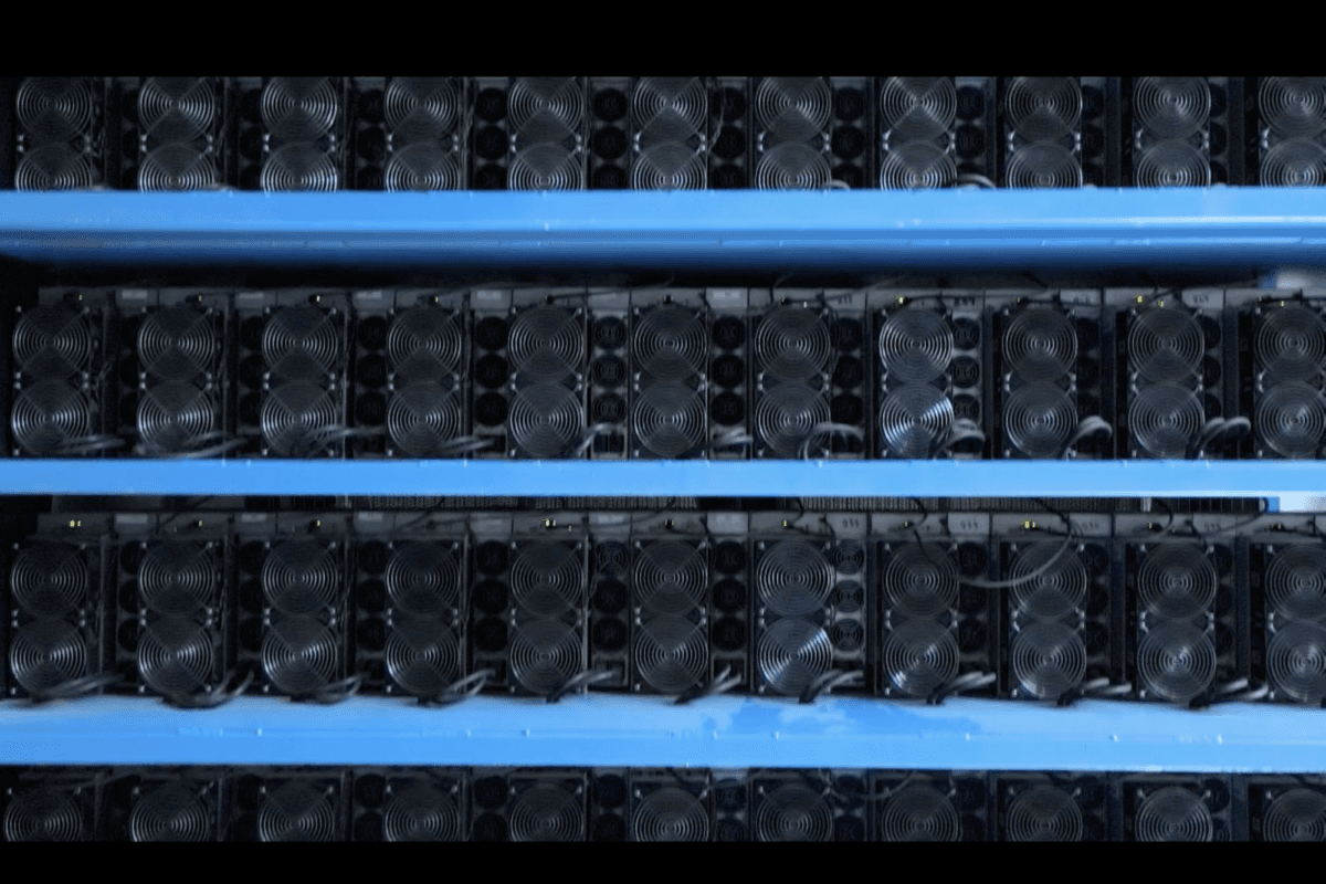 Bitcoin mining facility in Iowa