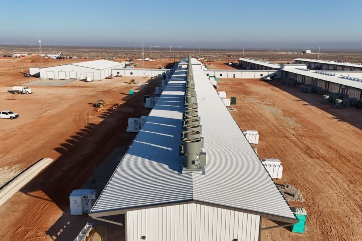 Bitcoin mining facility in Iowa