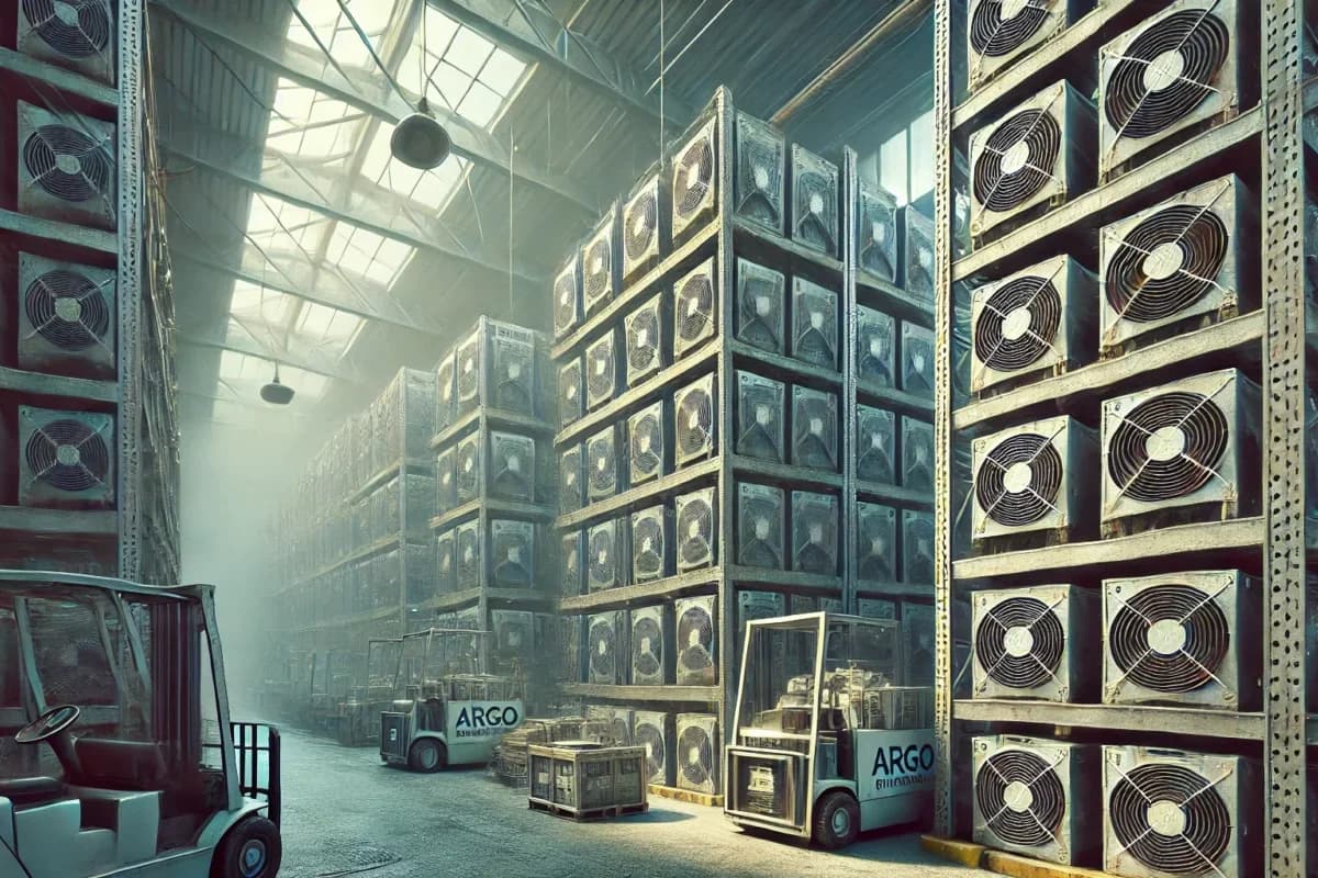 Bitcoin mining facility in Iowa