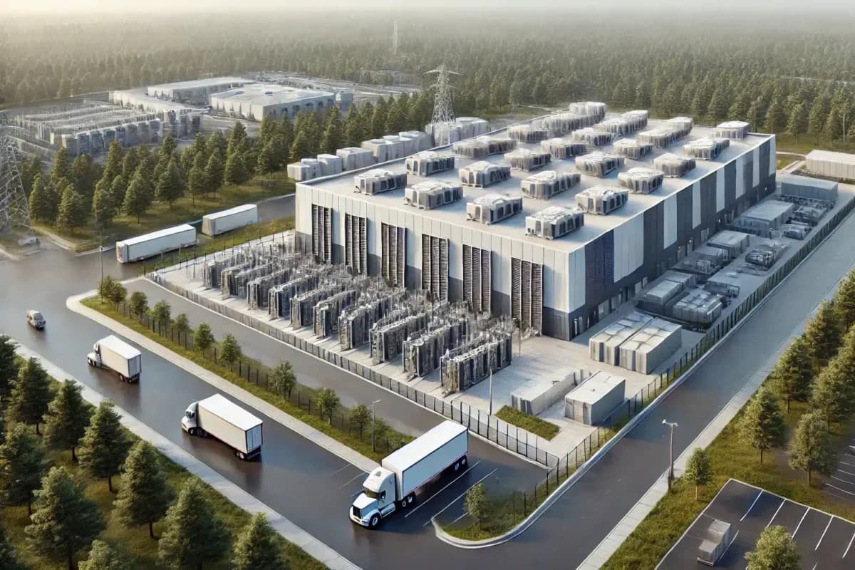 Bitcoin mining facility in Iowa