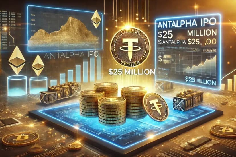 Latest news Tether May Invest $25M in Antalpha’s Bitcoin Mining IPO
