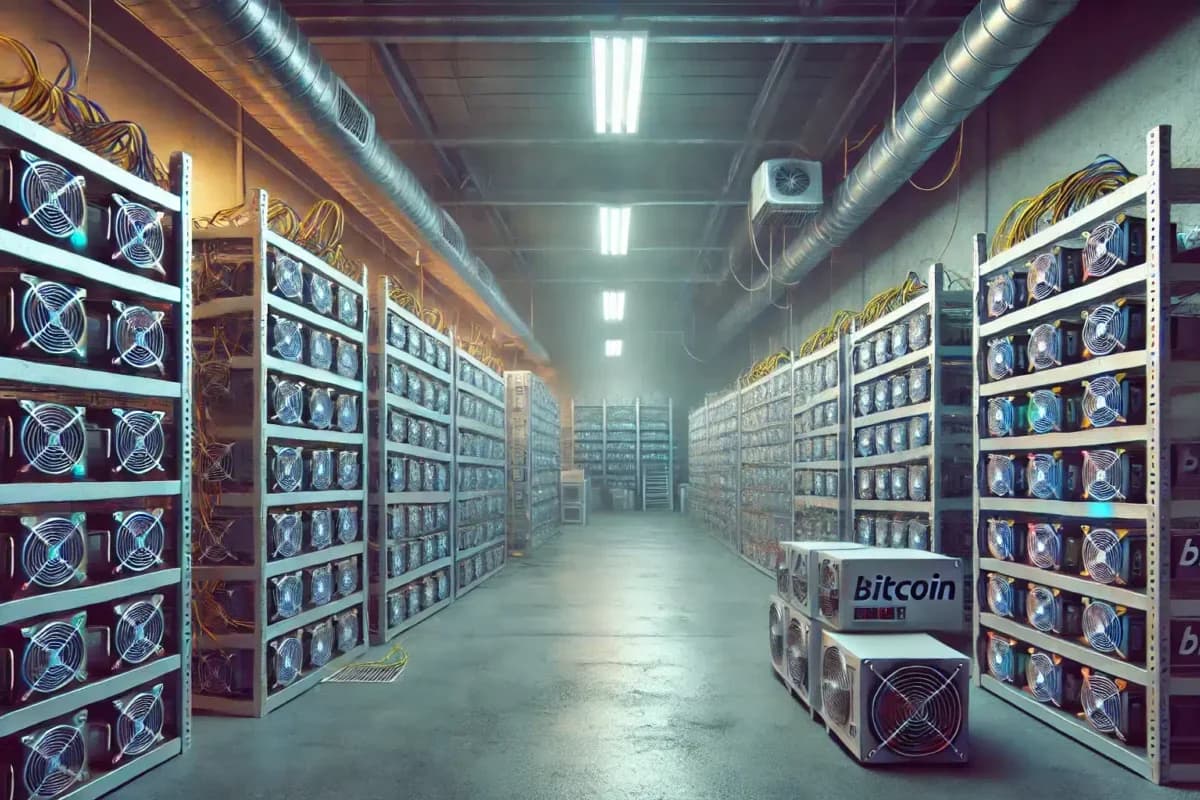 Bitcoin mining facility in Iowa