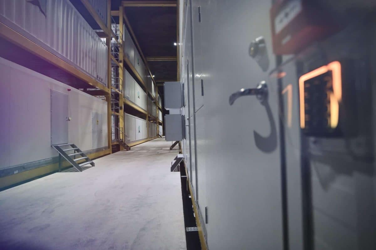 Bitcoin mining facility in Iowa