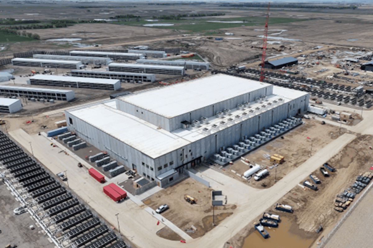 Bitcoin mining facility in Iowa